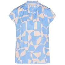 Betty & Co Bluse beige/blau 42