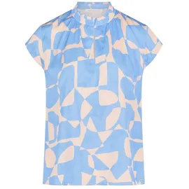 Betty & Co Bluse beige/blau 42