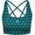 hummel Hiit Aop Impact Strap Bra Grün S