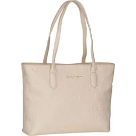 Valentino Pansy Shopper Polyurethan Ecru