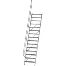 Günzburger MUNK Aluminium-Treppe Stufen 60° 15 Stufen