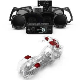 Rockford Fosgate 16,5 cm Koax Lautsprecher 4 Kanal Verstärker HD9813SG-STAGE3
