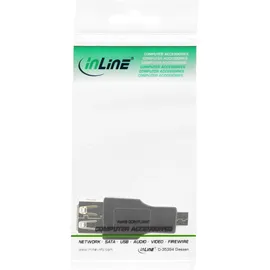 InLine USB-Micro auf USB-A Adapter Schwarz