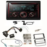 Pioneer FH-S820DAB DAB+ Bluetooth Einbauset für Ford Focus Mondeo S-Max Galaxy