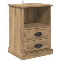 VidaXL Nachttisch Eiche handwerklich 43 x 36 x 60