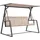 Outsunny Hollywoodschaukel Khaki 3-Sitzer
