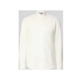 Eterna Slim Fit Businesshemd aus Twill, Ecru, 38
