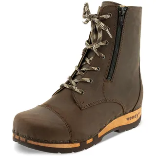 woody Damen Herta Clog Stiefelette, Caffe, 37 EU