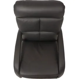 MCW Relaxsessel MCW-L11 Leder 70 x 109 x 147 cm Schwarz mit Liegefunktion