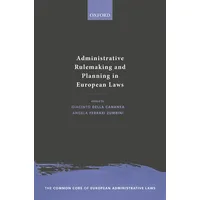 Oxford University Press Administrative Rulemaking and Planning in European
