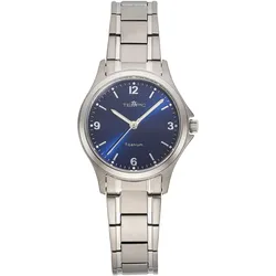 Titanuhr TEMPIC, silber (titansilberfarben), Armbanduhren, Damen, Quarzuhr, Armbanduhr, Damenuhr, analog, Titanarmband