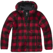 Brandit Textil Teddy Jacke Red / Black XL