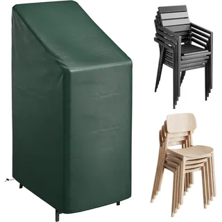 Woltu Gartenstuhl 68x96x110/150 cm, Gartenmöbel, Abdeckung, PE, Abdeckung UV-beständig wasserabweisend Winterfest Reißfest, Grün