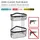 Wenko Classic Plus Black 2 Ablagen