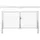 GAH Alberts Wellengitter-Doppeltor 298,8 x 150 cm Silber/Metall