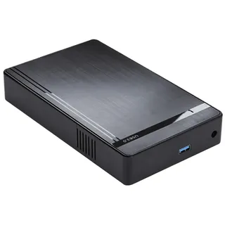 Nihcora HDD-Gehäuse 3,5 Externes HDD-Gehäuse für 2,5 "3,5" SSD-Disk EU-Stecker