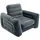 Intex Sessel Ausziehbar 117x224x66 cm Dunkelgrau