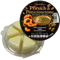 WonderWax Duftwachs WonderWax® Duftwachs Kreis 6 pcs (Pfirsich & Pistaziencreme), Duftrichtung: Pfirsich & Pistaziencreme