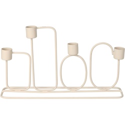 Kerzenhalter FOUR beige