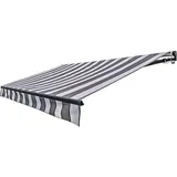 Garden Pleasure Gelenkarmmarkise 395 x 250 cm grau