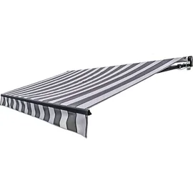 Garden Pleasure Gelenkarmmarkise 395 x 250 cm grau