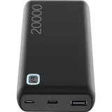 Cellular Line Cellularline Powerbank 20.000mAh black Essence 12W schwarz