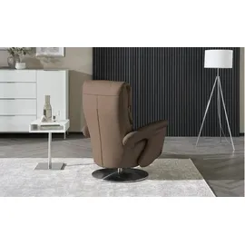 HIMOLLA Relaxsessel 7628 Leder 83 x 109 x 90 cm Braun mit Relax-Funktion
