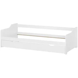 Erst-Holz Sofabett 90 x 200 cm weiß