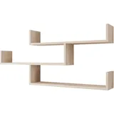 Mirjan24 Wandregal 119 x 18 x 55 cm Beige