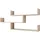 Mirjan24 Wandregal 119 x 18 x 55 cm Beige