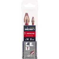 Alpen Bohrer Set C Protector 2-tlg. Hochleistungsbohrer für Steinzeugfliesen,Fliesen,
