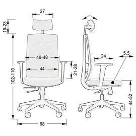 OEM ZN-807-B Stoff Grau