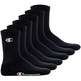 Champion Tennissocken 6er Pack Schwarz 39-42