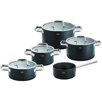 Rösle Ebonic Topf-Set 5-tlg. 16 cm rund + Glasdeckel