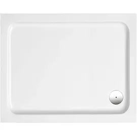 Schulte Duschwanne 100x80 cm, Weiß, Modell Cala - Komplettset inkl. Wannenträger und Ablaufgarnitur