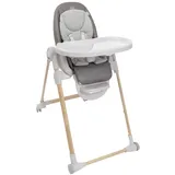 Chicco Polly Armonia, Kinderhochstuhl für Babys von der Geburt bis 40 kg, Hochstuhl mit verstellbarer Höhe und Fußstütze, Kompakt verstaubar, Modernes Design