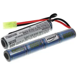 Powery Akku für Softair-Waffen 8,4V-1500mAh 4 + 3 Zellen in Reihe