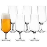 LEONARDO Puccini Biergläser 6er Set transparent