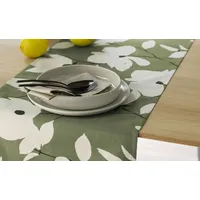 Schöner Wohnen Kollektion Tischläufer SW-Fleur ¦ grün ¦ 100% Baumwolle ¦ Maße (cm): B: 150 H: 0,5