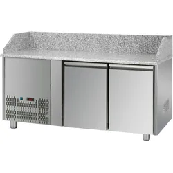 Tecnodom Pizzatheke 2 Türen GN 1/1 Motor Gruppe SX Granit Top