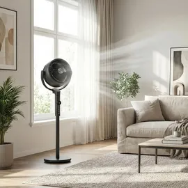 Songmics Standventilator 111,7 cm Schwarz