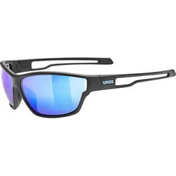 Uvex Sportstyle 806 black matt mirror blue one size