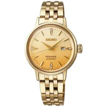 Seiko Presage Damenuhr Automatik Goldfarben
