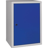 HP Autozubehör Hängeschrank H600xB400xT300mm Vollblech,1 BD Stahlbl.lichtgrau/enzianblau