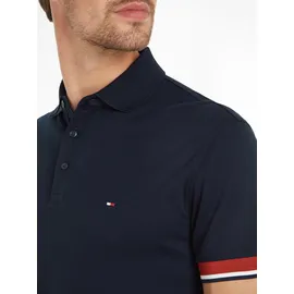 Tommy Hilfiger Interlock Detail Regular Kurzarm-poloshirt Desert Sky L