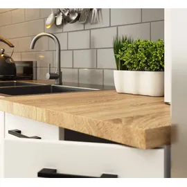akord furniture factory Küchenmöbelset Oliwia 240 x 46 x 203 cm Weiß