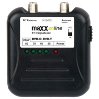 maxx.onLine ST-1 Signaltester Kabelfernsehen DVB-C/DVB-T, analog/digital 40-862 MHz