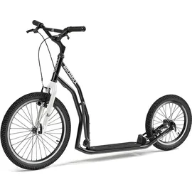 Yedoo Scooter Yedoo Mula Y40 Tretroller mit Luftreifen 20/16 Schwarz - Schwarz