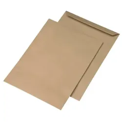 Versandtasche E4 gummiert 130g braun 250 Stück