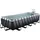 EXIT TOYS Black Leather Pool Set 540 x 250 x 122 cm inkl. Sandfilterpumpe